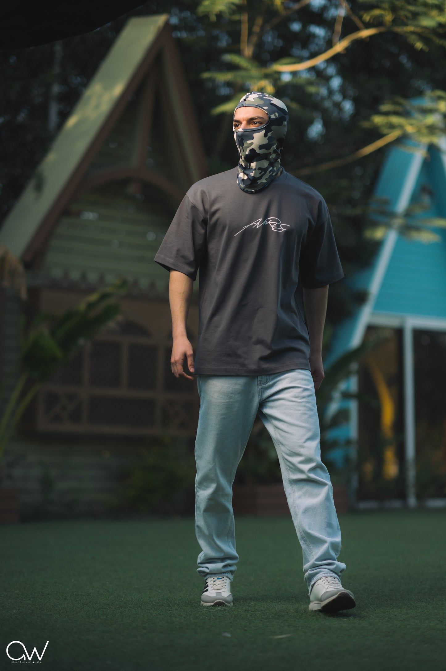 Grey AVeRiS Oversized Tee
